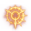 Press the Attack rune icon