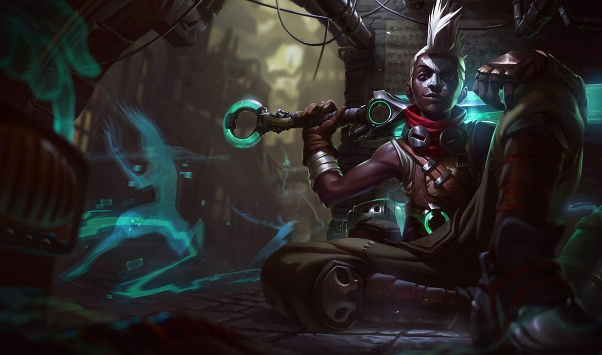 Ekko splash art, the boy who shattered time