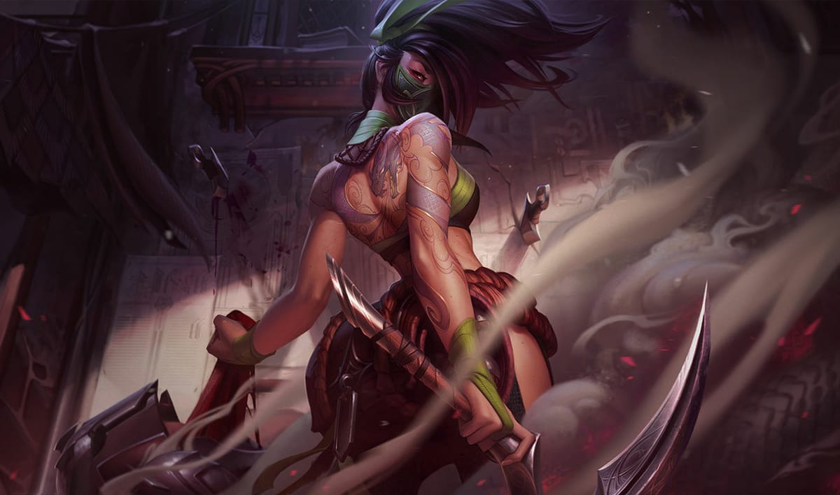 Akali splash art