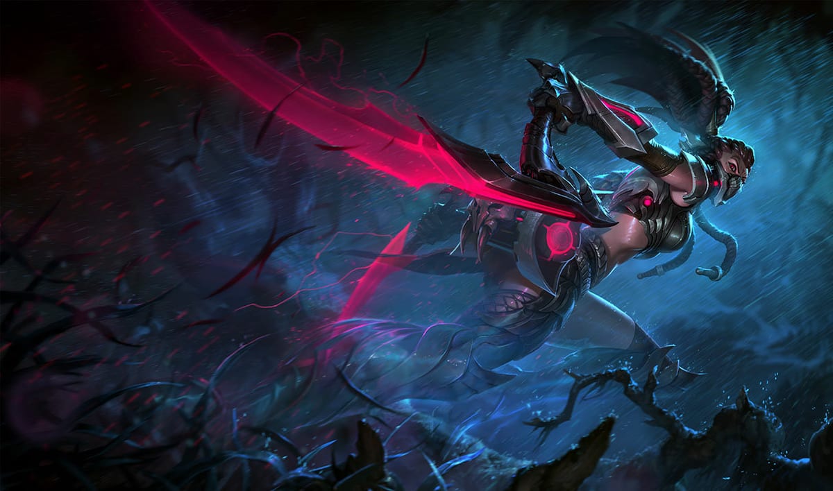 Akali splash art