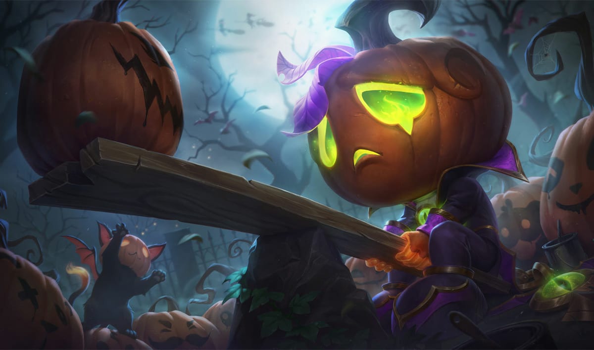 Pumpkin Prince Amumu splash art banner