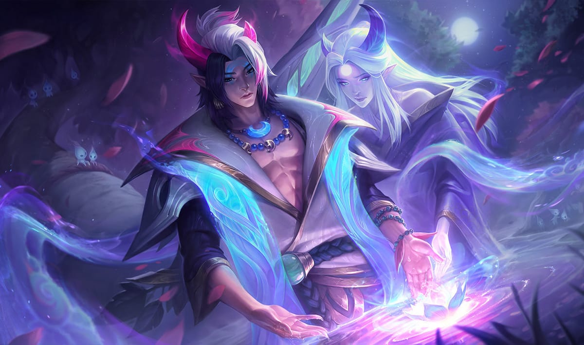 Spirit Blossom Aphelios Spirit Blossom Aphelios splash art