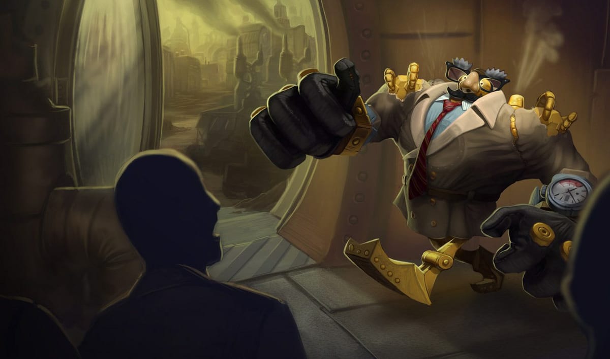 Definitely Not Blitzcrank splash art banner
