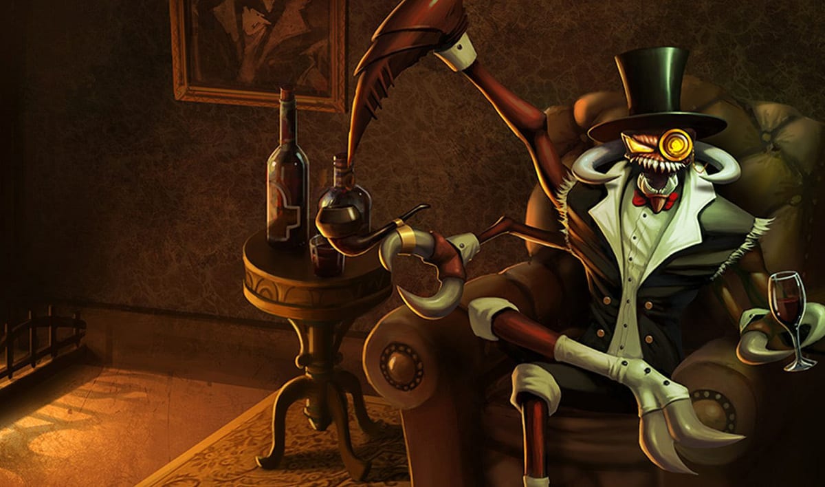 Gentleman Cho'Gath splash art