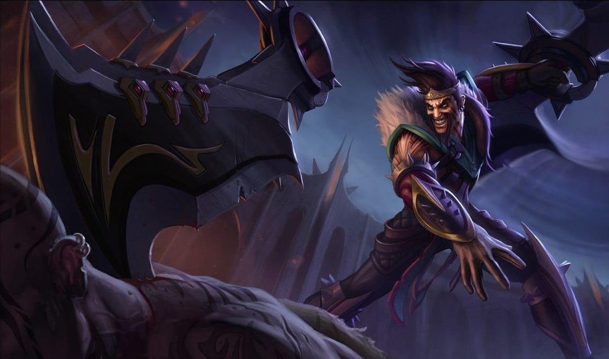 Draven splash art banner