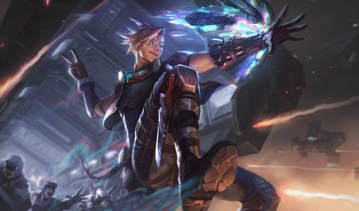 PsyOps Ezreal Skin PsyOps Ezreal splash art