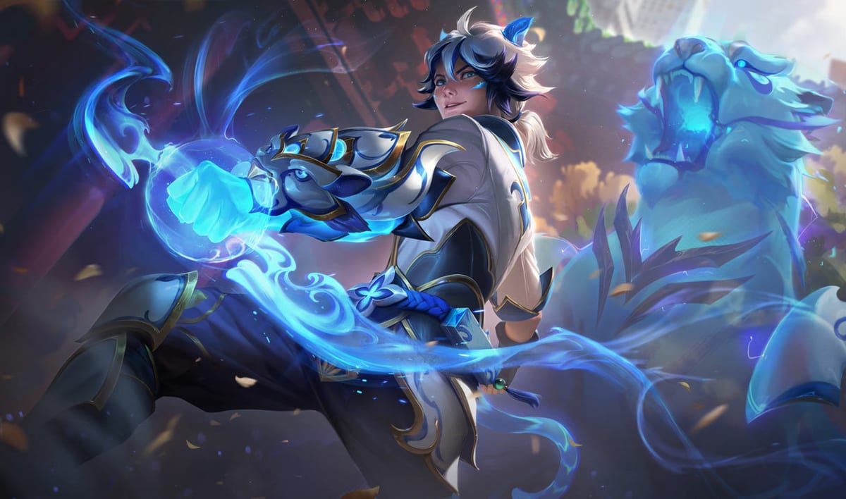 Porcelain Protector Ezreal Skin Porcelain Protector Ezreal splash art