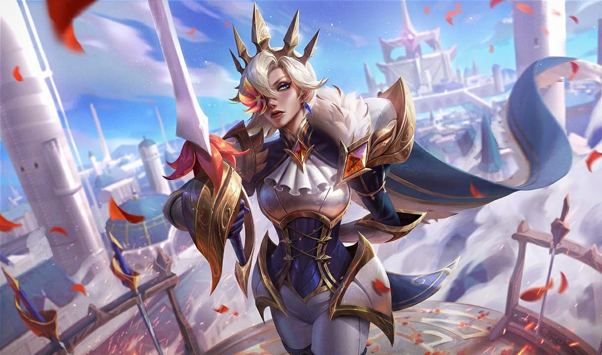 Battle Queen Fiora splash art