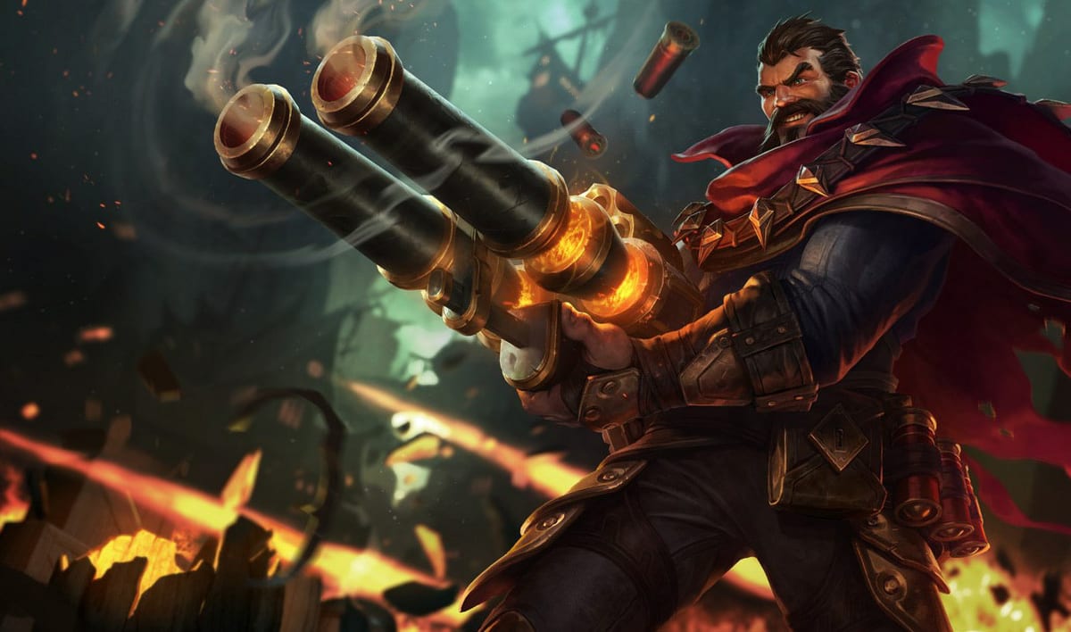 Graves splash art banner for a guide to The Collector in League of Legends