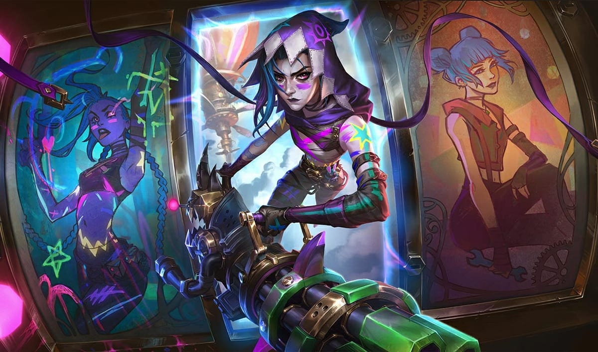 Arcane Fractured Jinx Arcane Fractured Jinx splash art