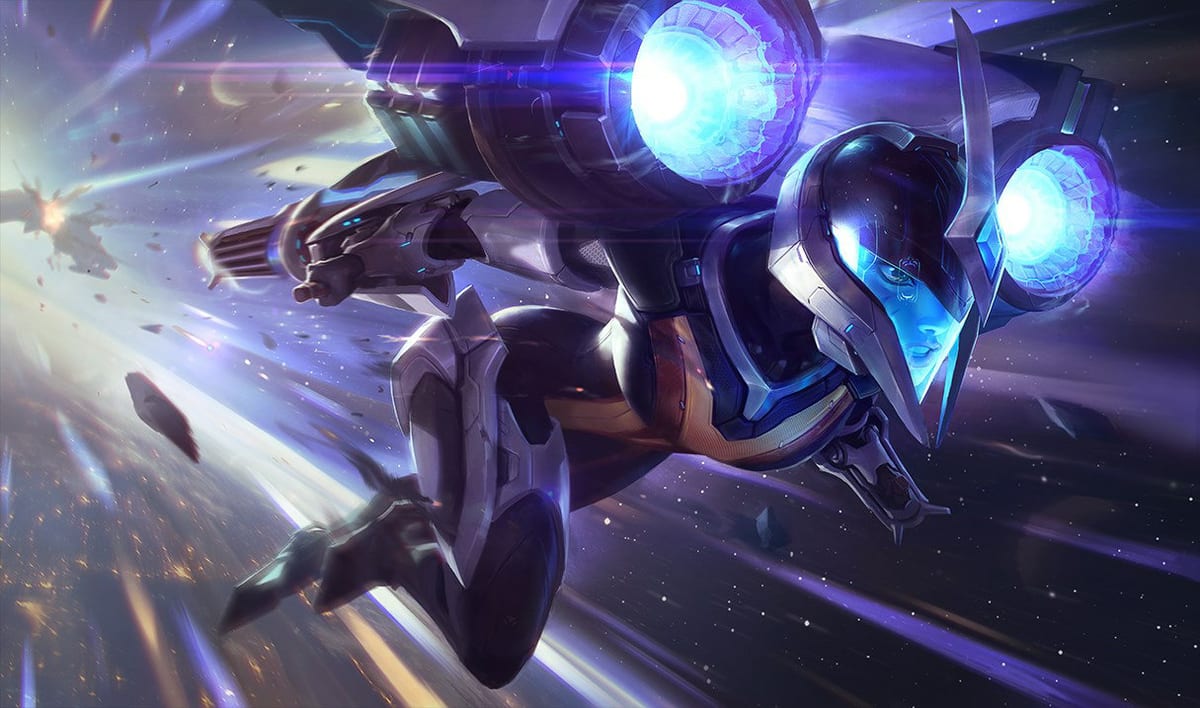 Bullet Angel Kai'Sa Bullet Angel Kai'Sa splash art