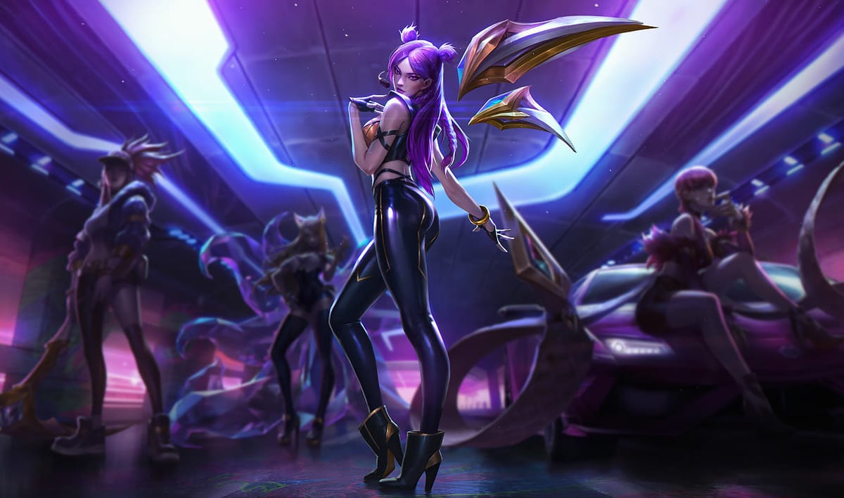 K/DA Kai'Sa K/DA Kai'Sa splash art