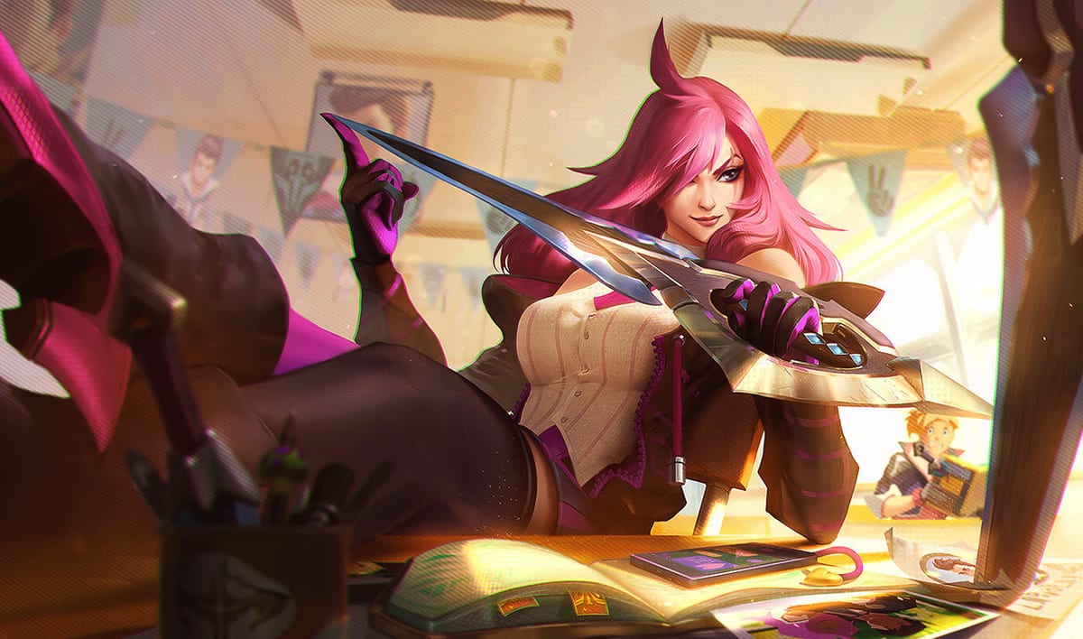 Battle Academia Katarina Battle Academia Katarina splash art