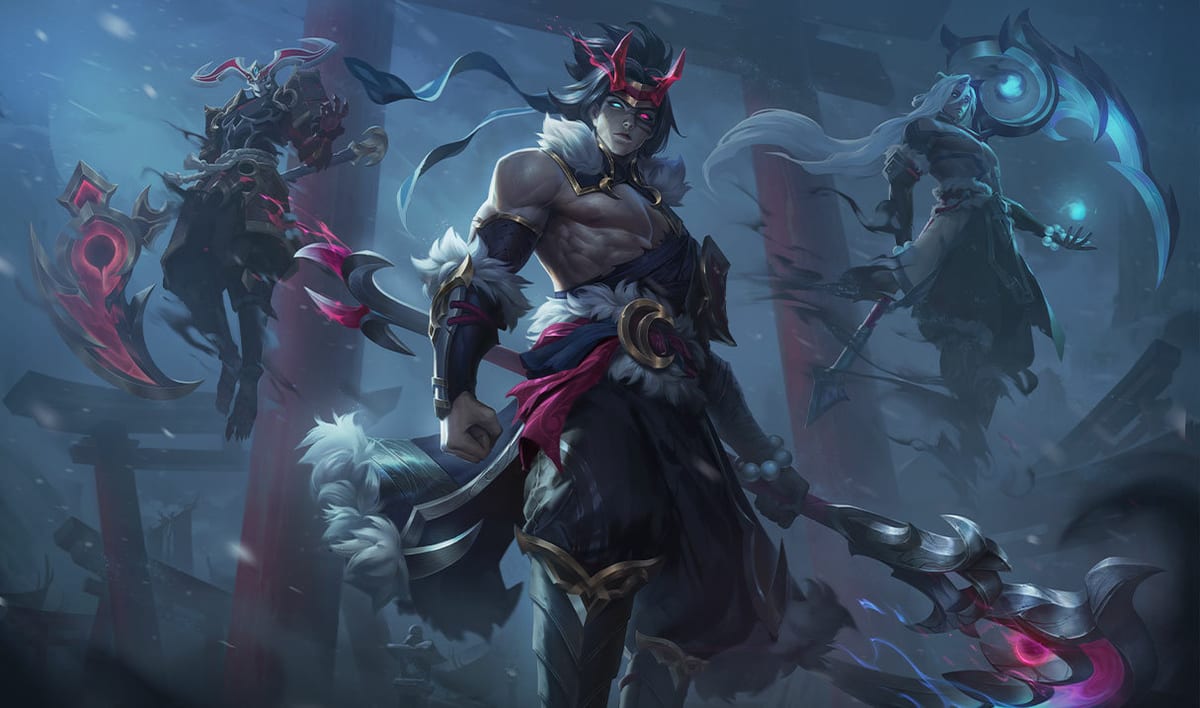 Snow Moon Kayn Snow Moon Kayn splash art