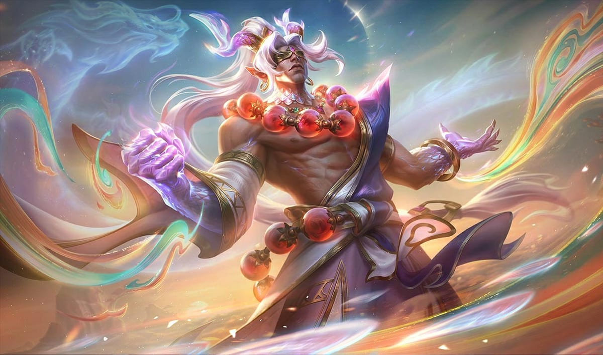 Divine Heavenscale Lee Sin splash art
