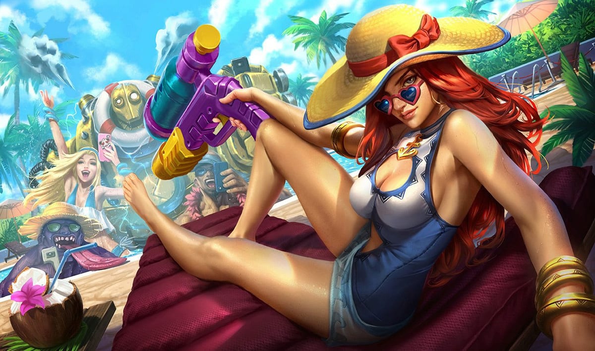 Pool Party Miss Fortune Skin Pool Party Miss Fortune splash art