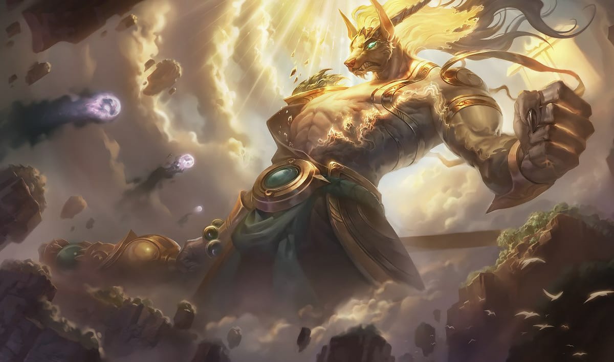 Nasus splash art banner
