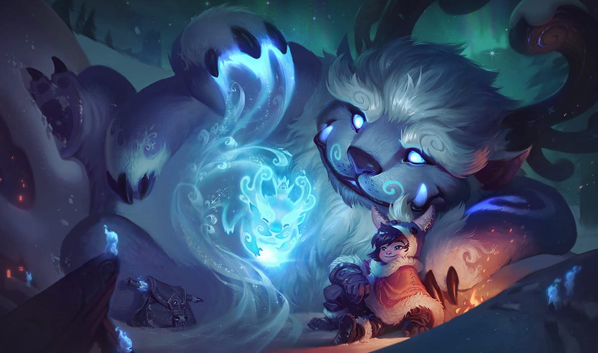 Nunu and Willump splash art