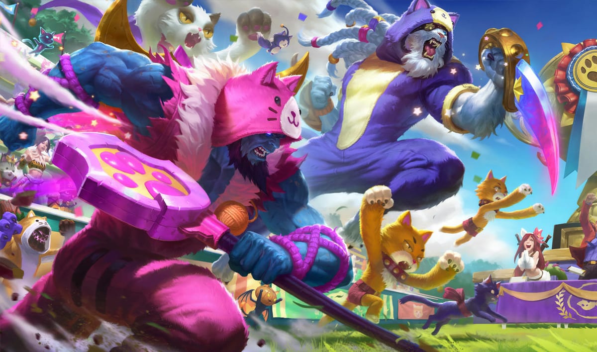 Pretty Kitty Rengar splash art