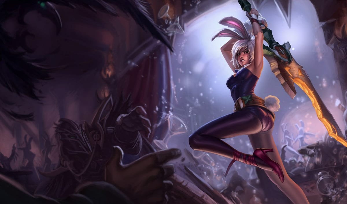Battle Bunny Riven splash art banner