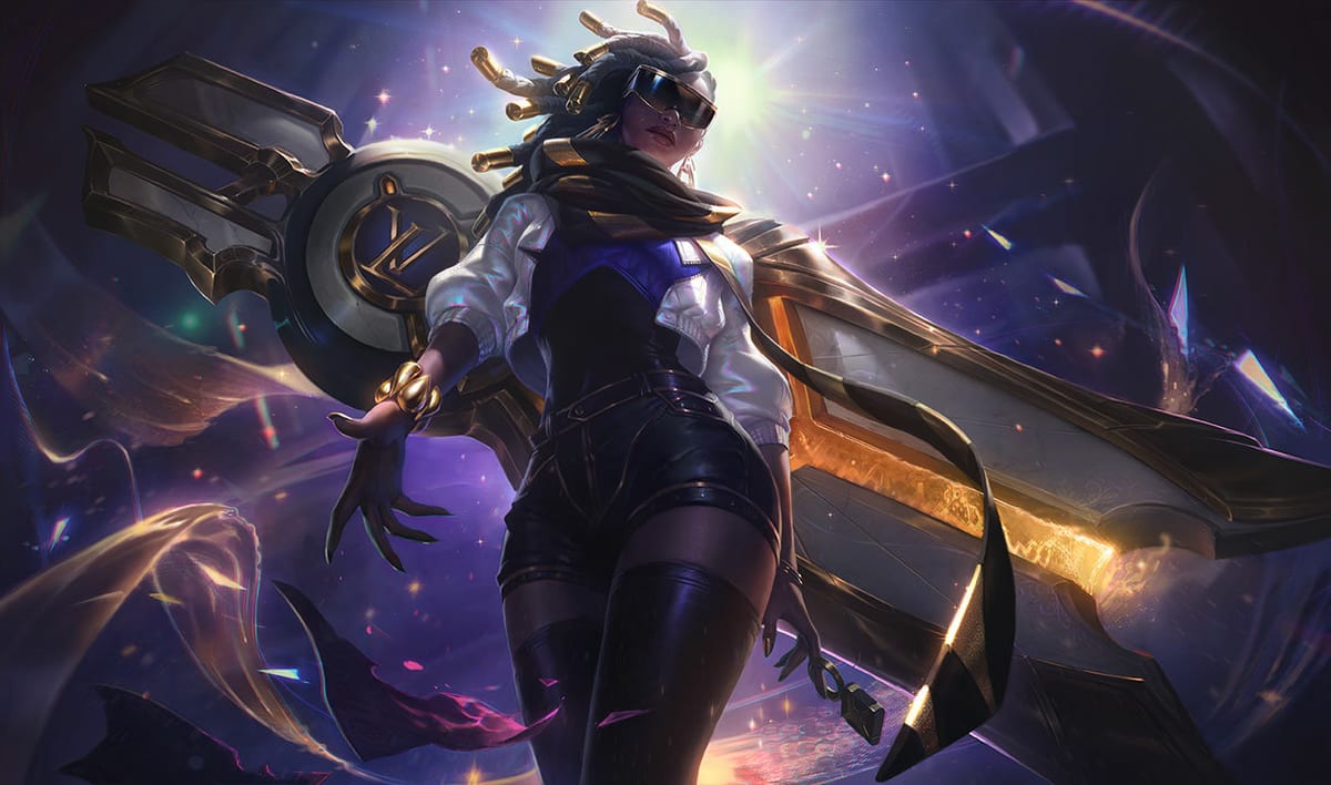 Prestige True Damage Senna Prestige True Damage Senna splash art