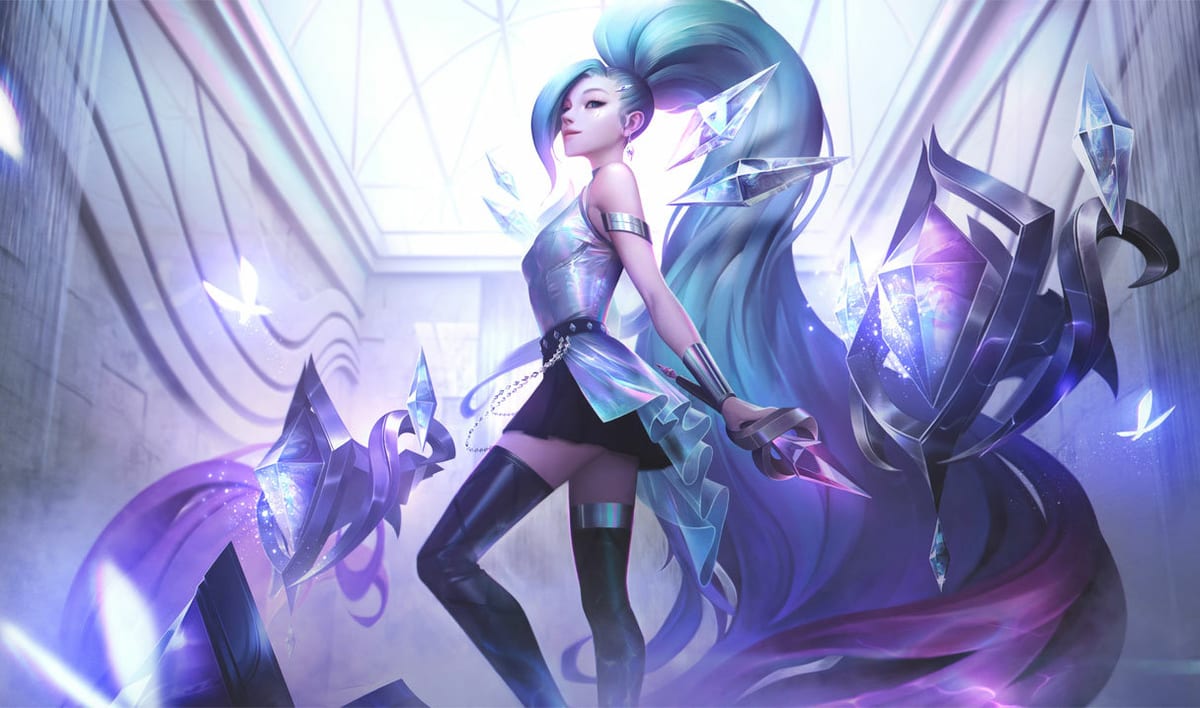 K/DA ALL OUT Seraphine Superstar K/DA ALL OUT Seraphine Superstar splash art