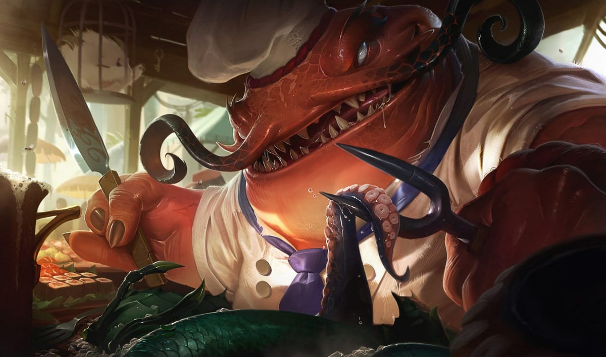 Master Chef Tahm Kench splash art