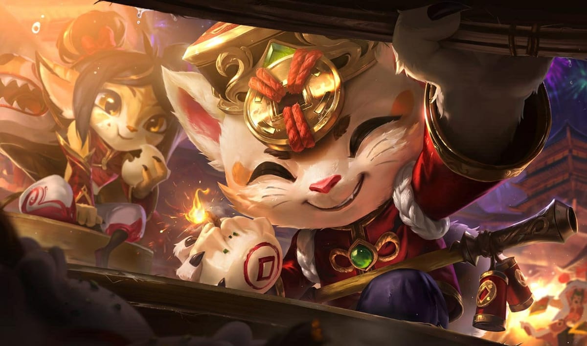 Firecracker Teemo Skin Firecracker Teemo splash art