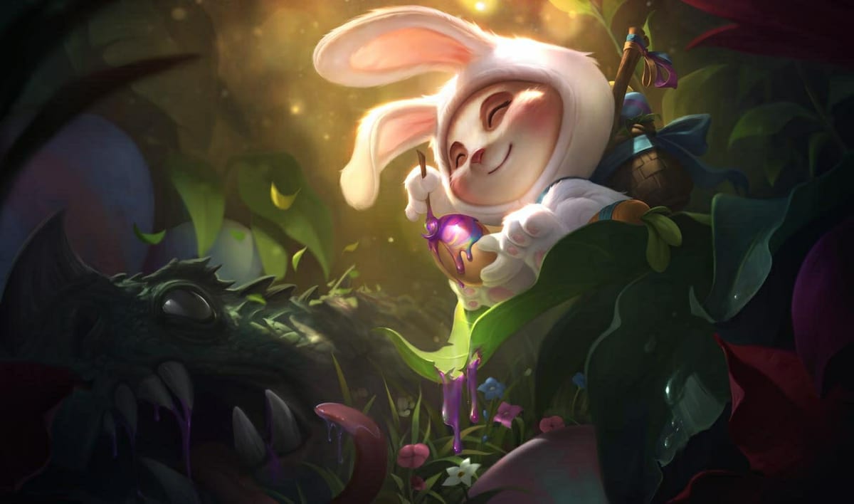 Cottontail Teemo splash art, predicted God Tier pick in the League of Legends Solo Queue Tier List (Patch 26.19)