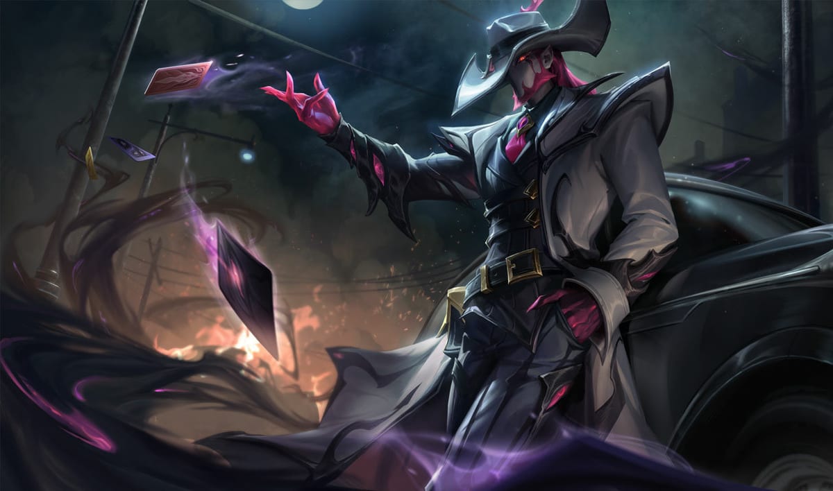 Crime City Nightmare Twisted Fate splash art banner