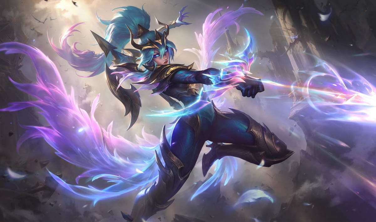 Dawnbringer Vayne Skin Dawnbringer Vayne splash art