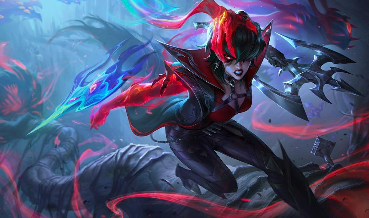 Demoncursed Vayne Skin Demoncursed Vayne splash art