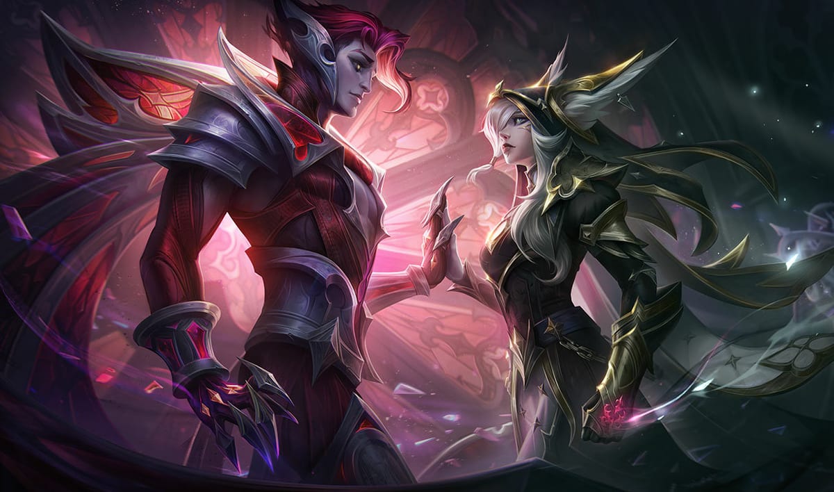 Broken Covenant Xayah Broken Covenant Xayah splash art