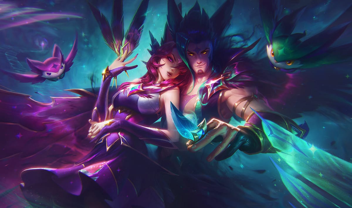 Star Guardian Xayah Star Guardian Xayah splash art