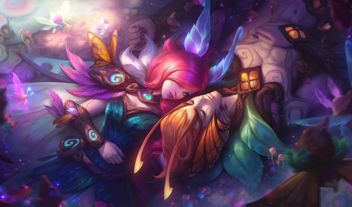 Elderwood Xayah Elderwood Xayah splash art