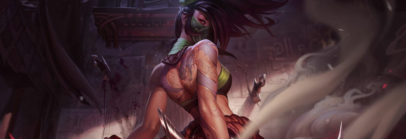 Akali splash art