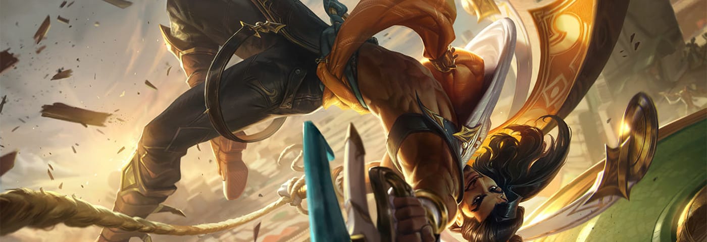 Akshan splash art