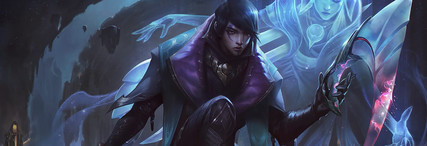 Aphelios splash art