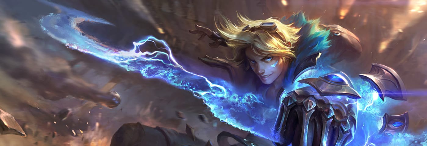 Ezreal splash art