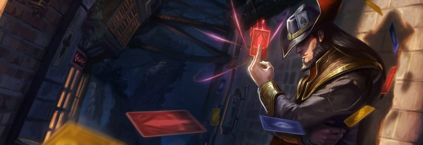 Twisted Fate splash art
