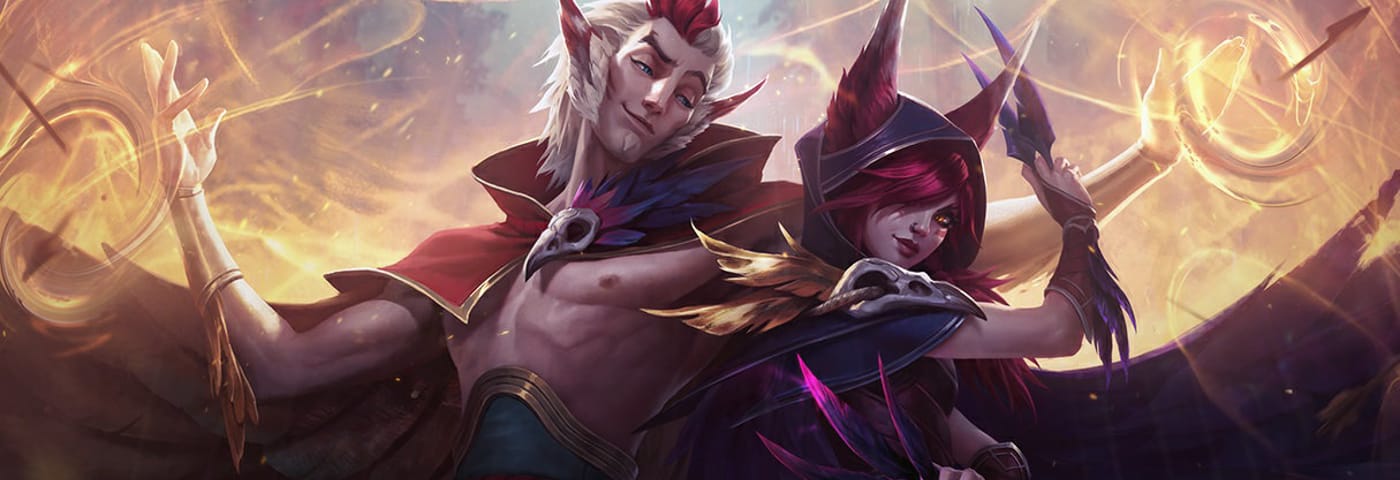 Xayah splash art