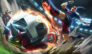 Playmaker Lee Sin splash art