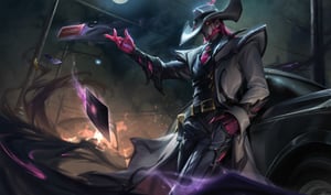 Crime City Nightmare Twisted Fate splash art
