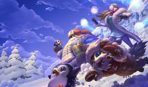 Snow Day Bard splash art