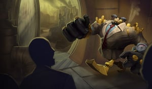 Definitely Not Blitzcrank splash art