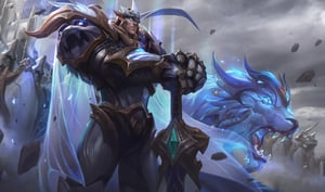 God-King Garen splash art