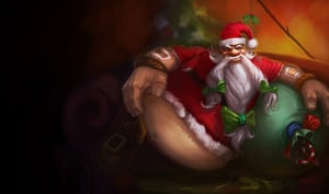 Santa Gragas splash art