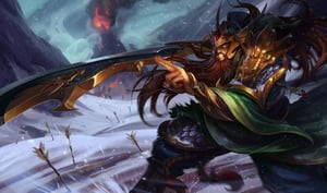Warring Kingdoms Tryndamere splash art
