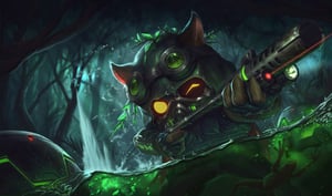 Omega Squad Teemo splash art