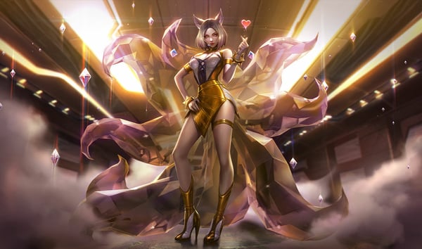 Prestige K/DA Ahri splash art